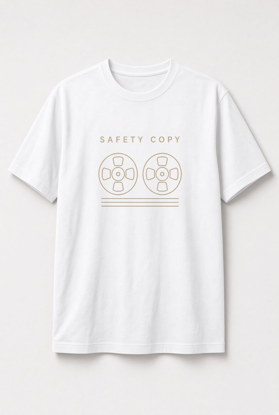 Safety Copy Tape Reels Unisex T-Shirt - Image 2